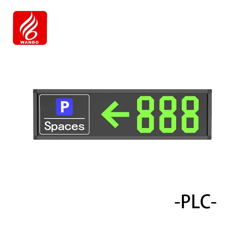 IA31P Parking Signage PLC Oneway Indoor Guidance Screen Parking Space Display
